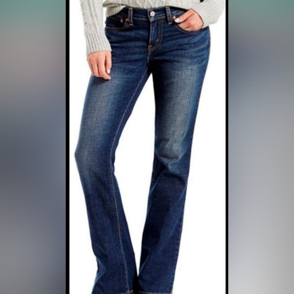 Levi's Mid Rise Boot Cut Denim Jeans Size 12